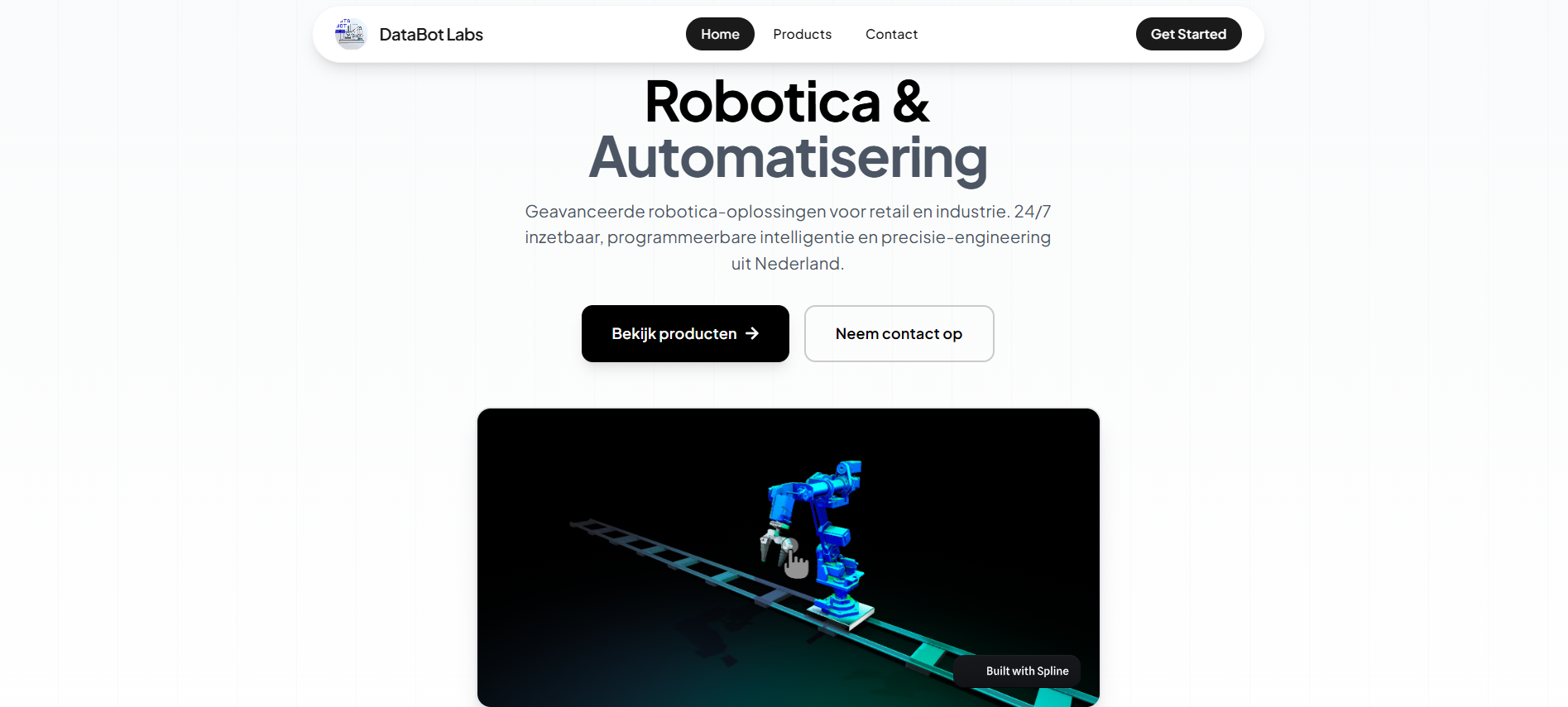 DataBot Labs — Robotics E-Commerce Platform