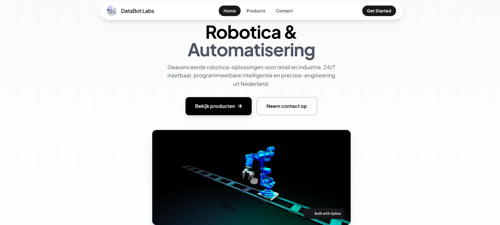 DataBot Labs — Robotics E-Commerce Platform